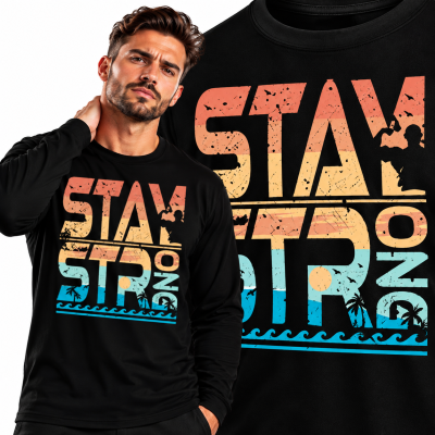 LONGSLEEVE NA SIŁOWNIĘ   STAY STRONG
